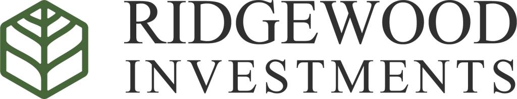 ridgewood investments logo black and green